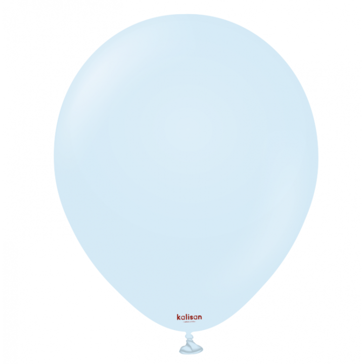 12'' Makaron Balon Bebek Mavi (Mac Baby Blue) 100’lü