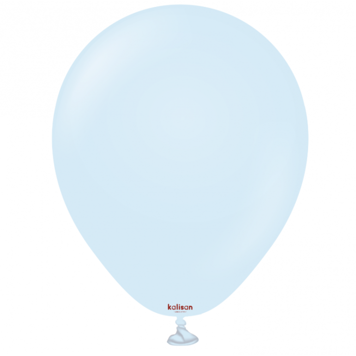 5'' Makaron Balon Bebek Mavi (Mac Baby Blue) 100’lü