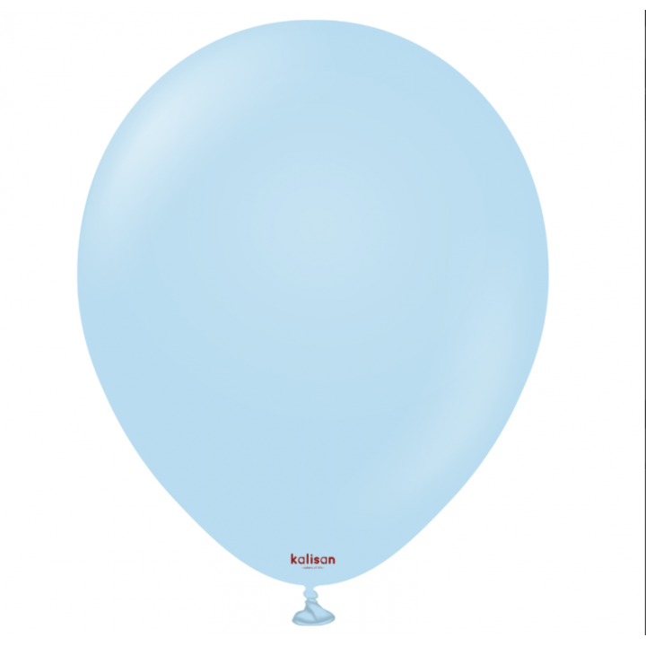 18'' Makaron Balon Mavi (Mac Blue) 5'li