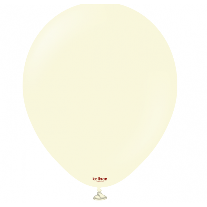 18'' Makaron Pale Sarı Balon (Pale Yellow) 5'li