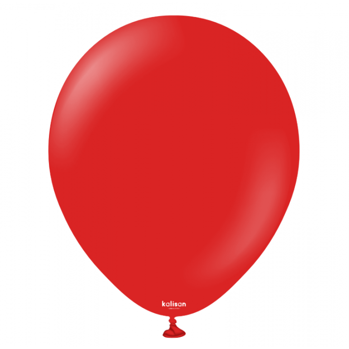 18'' Standart Balon Kırmızı (Red) 5'li