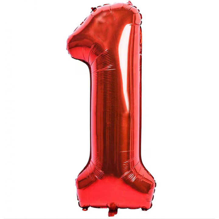 40" KIRMIZI 1 FOLYO BALON