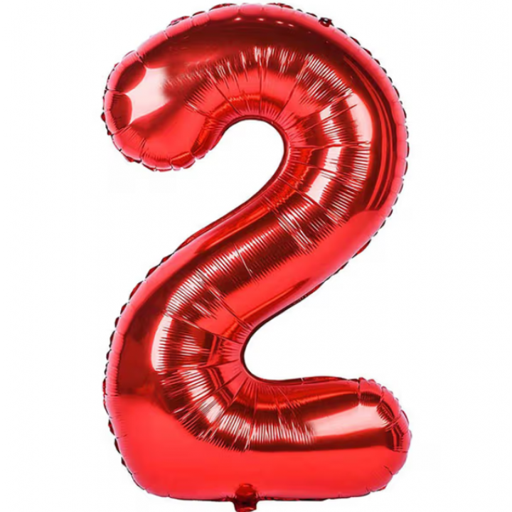 40" KIRMIZI 2  FOLYO BALON