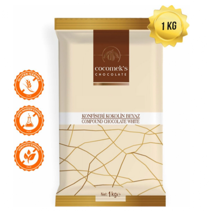 Cocomeks Konfiseri Çikolata Beyaz 1kg
