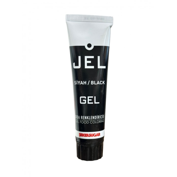 Şeker Sugar Yenilebilir Jel Gıda Boyası 100 ml Siyah