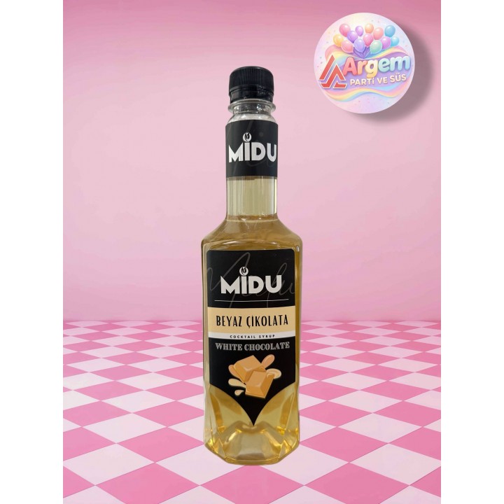MİDU KAHVE ŞURUBU BEYAZ ÇİKOLATA 700 ML