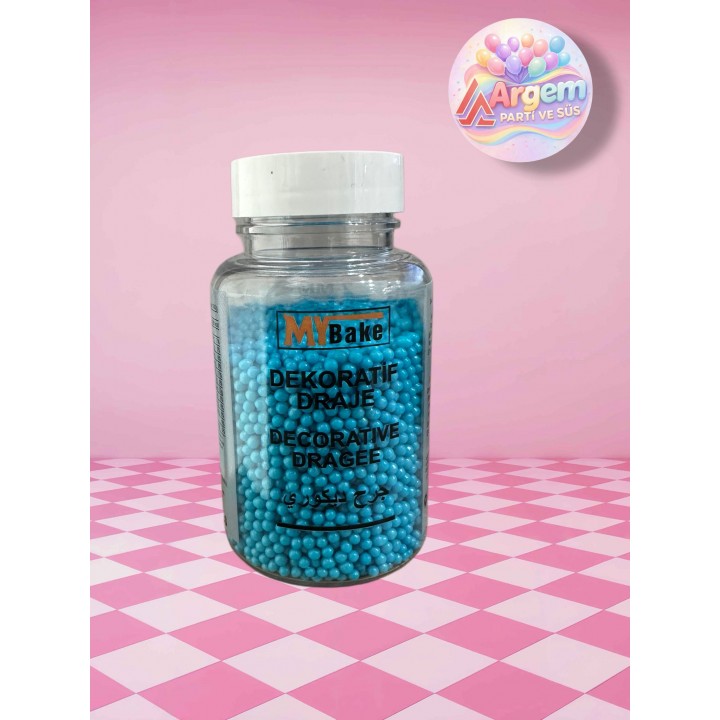 MY BAKE DEKORATİF DRAJE MAVİ 2MM 100GR