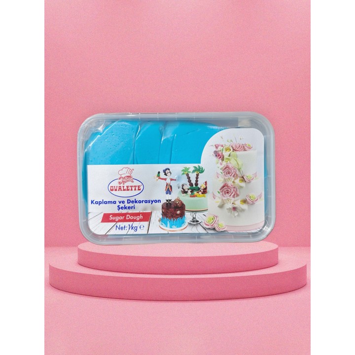 ŞEKER HAMURU 1 KG MAVİ KATSAN OVALETTE