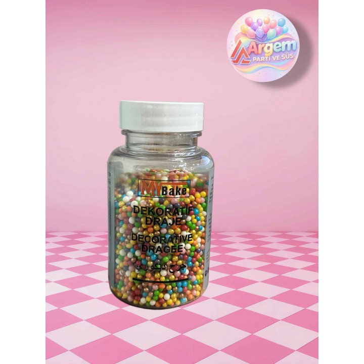 MY BAKE DEKORATİF DRAJE MİX 2MM 100GR