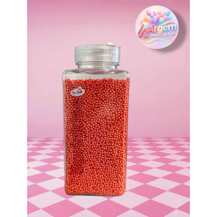 DR GUSTO SPRİNKLES PASTA SÜSÜ KIRMIZI MİNİ 250 GR