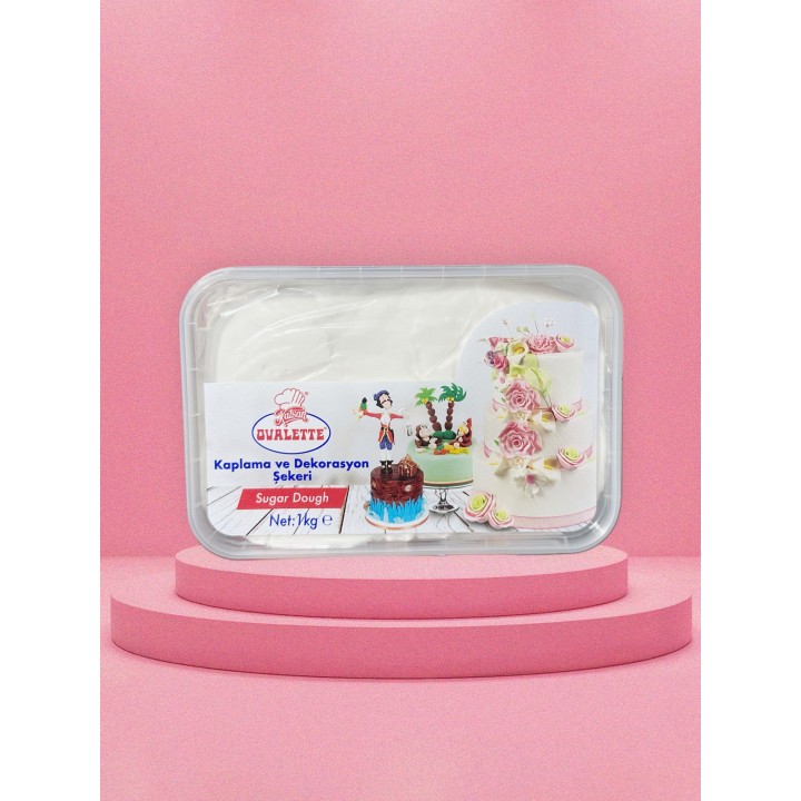 ŞEKER HAMURU 1 KG BEYAZ KATSAN OVALETTE