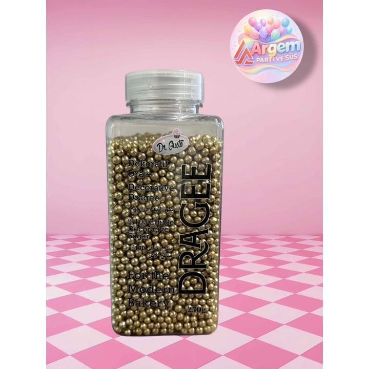 DR GUSTO DRAJE  GOLD NO 1  250 GR