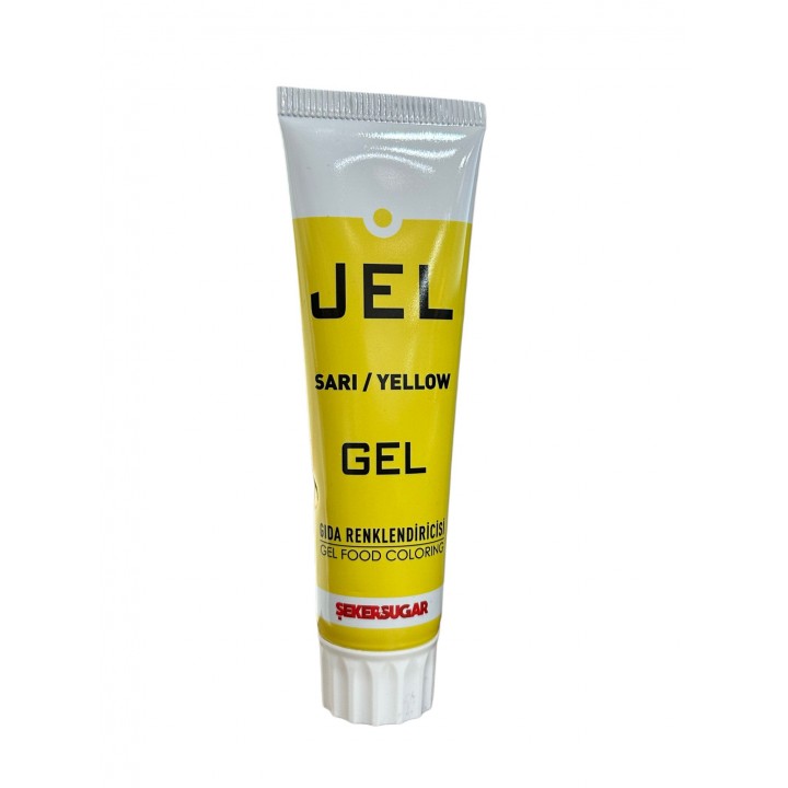 Şeker Sugar Yenilebilir Jel Gıda Boyası 100 ml Sarı