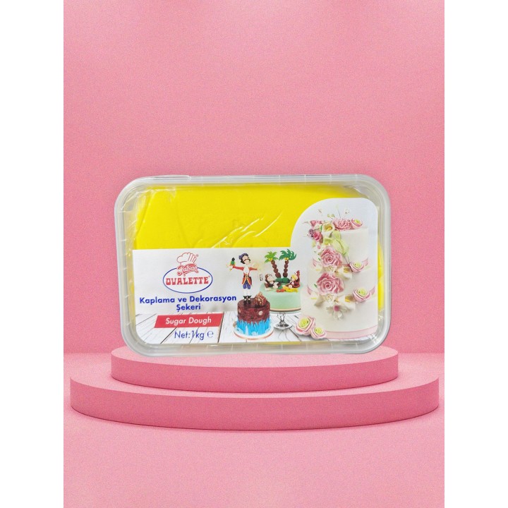 ŞEKER HAMURU 1 KG SARI KATSAN OVALETTE
