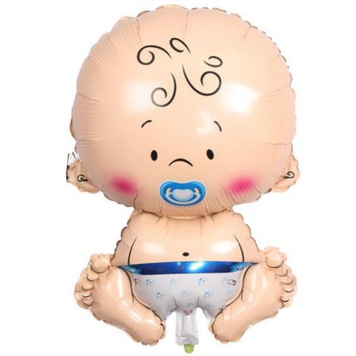 ERKEK BEBEK MAVİ FOLYO BALON